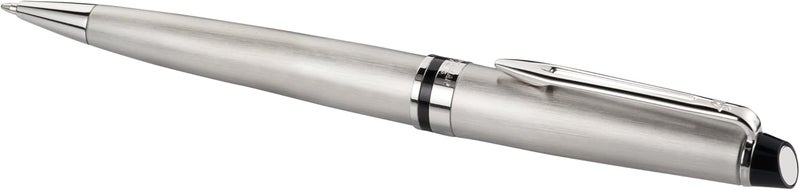 Waterman قلم حبر كروي ووتيرمان إكسبيرت بلمسة ساتان كروم - مع علبة هدايا - Image 2